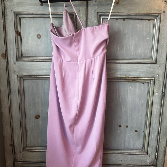 Lovers and Friends Lazo Midi Dress In Lilac Size M - Picture 9 of 11